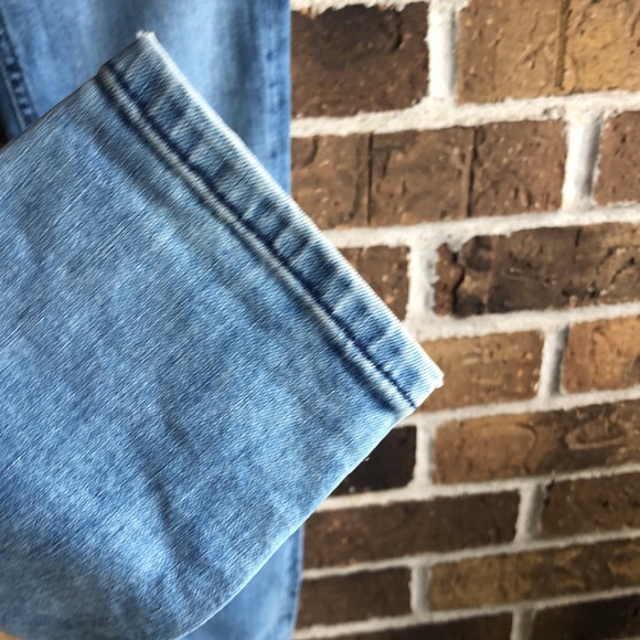 FREE PEOPLE Skinny 10” High Rise Skinny Jeans Destroyed Distressed - Picture 5 of 7